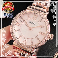 HOT ； คลังสินค้าพร้อม! FOSSIL Originalผู้หญิงนาฬิกาแบรนด์Luxury Goldนาฬิกาผู้หญิงส่องสว่างสแตนเลสแฟชั่นสุภาพสตรีนาฬิกาข้อมือ