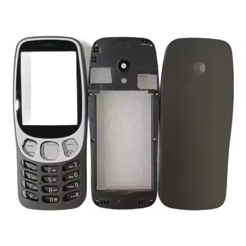 Full Complete Mobile Phone Housing Cover For Nokia 3210 4G (2024) With English Keypad Repair Parts