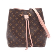 【二手】LOUIS VUITTONNeoNoe 單肩包，Monogram Rose Poudre 玫瑰粉紅帆布，M44022，玫瑰粉紅，PVC 塗層帆布，皮革，NeoNoe