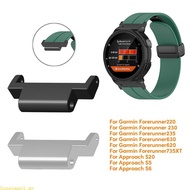 Best For Forerunner220 230 235 620 735XT Smartwatch Strap Metal Link Head Grain Attachment Adjustable Connector Lugs Ada