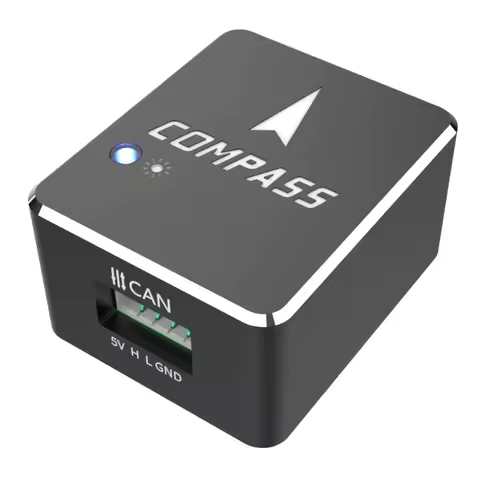 1PCS RC Drone External RM3100 Compass with LED Indicators 80Hz Output CAN/I2C Interface Support PX4/