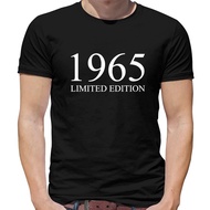 Limited Edition 1965 Mens T-Shirt - Birthday - Present - 55th - 55 - Gift - Age tops tee