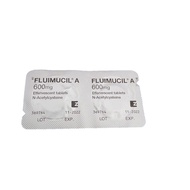 Fluimucil A 600mg Effervescent Tablets (2's/strip) Ubat Cair / Lendir Kahak
