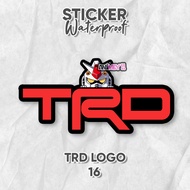 TRD Anime Logo Sticker / waterproof Anime Sticker
