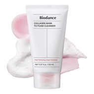BIODANCE Collagen Mask To Foam Cleanser, 2-in-1 Pore Care and Hydrating Foaming Facial Cleanser for 