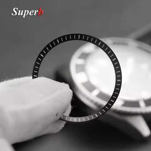 31.3mm Watch Chapter Scale Ring for Seiko SKX007/009 Stainless Steel Watch Inner Shadow Ring for NH3