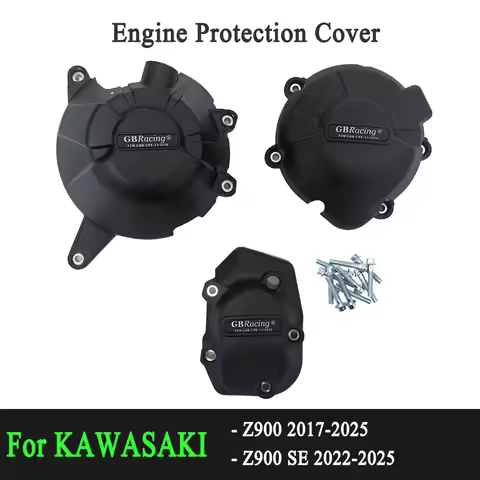 GBRacing Z900 2017-2025 Motorcycle Engine Protect Cover For KAWASAKI Z900 SE body & Frames Clutch Pu