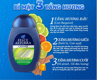 Sữa tắm gội toàn thân hương nước hoa mạnh mẽ nam tính Felce Azzura Power Sport - NK Ý