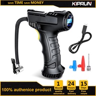 KIPRUN Tire Inflator 120W Wireless Inflatable Pump Portable Air Compressor Pump for Car Tires Wheel Bike Bicycle Ball Moto 150 PSI Mini Electric Powerful Fast Inflate Usb Rechargeable