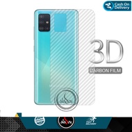 Garskin Carbon Samsung A51 Premium Back Screen Protector