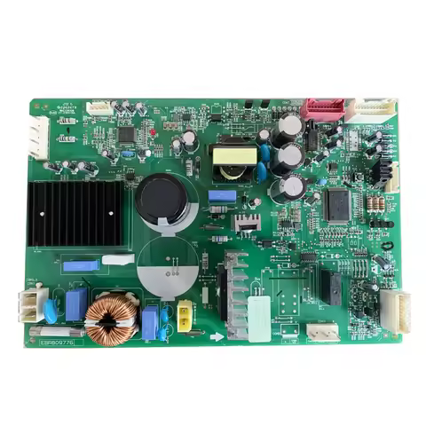 Refrigerator Motherboard, PCB Control Board, Model Number EBR80977670, For Brand LG, Original