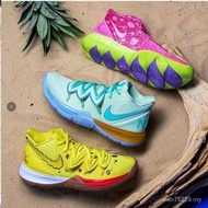 100% asli Nike Carey Irving 5 SpongeBob Patrick star kasut bola keranjang lelaki dan wanita saiz 36-