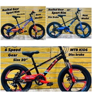 Basikal Budak / Bicycle Kids / Basikal size 20 inch / basikal gear / mtb basikal / sport Rim basikal
