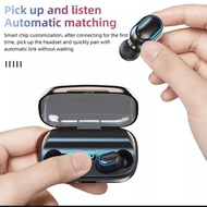 Headset Bluetooth Full Bass TWS-11 Sports Bluetooth Headset Earphones COD Bluetooth 5.0 Nirkabel TWS