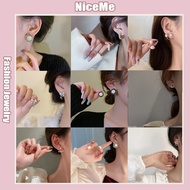 S925 Silver Retro Ear Clip Earring Korean Earings Trendy Ear Jewelry Accessory 耳环