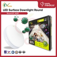EV SUN LED SURFACE DOWNLIGHT 6' ( ROUND & SQUARE )
