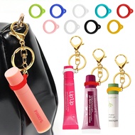 Lip Gloss Keychain, Bag Charm, Portable Lip Balm Leash Travel Essential Universal 0.35oz Fit Christm