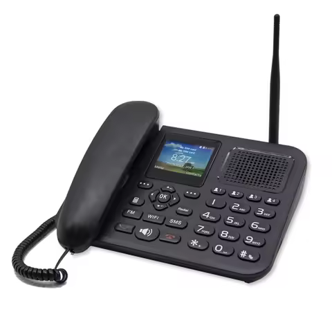 LTE Cordless Telephone Landline Phone with Sim Card Slot 2g 3g 4g Android Wireless Fixed Phone