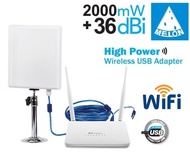 Router+USB Wifi Adapter ตัวรับสัญญาณ wifi ระยะไกล รับและแชร์ Wifi ต่อ รับสัญญาณระยะไกล Wireless High