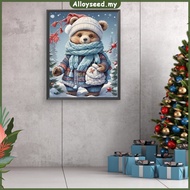 ✥Alloyseed✥【High Quality】 Paint by Numbers Kit 16x20 Animal DIY Canvas Acrylic No Frame