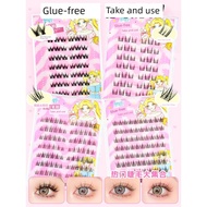 fake eyelashes fake lashes Bulu mata palsu super semula jadi tanpa gam