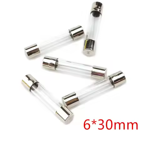 10/20/lot One Sell 6*30mm Fast Blow Glass Tube Fuses 6x30mm 250V 0.1A 0.2A 0.25A 0.3A 0.315A 0.5A 0.