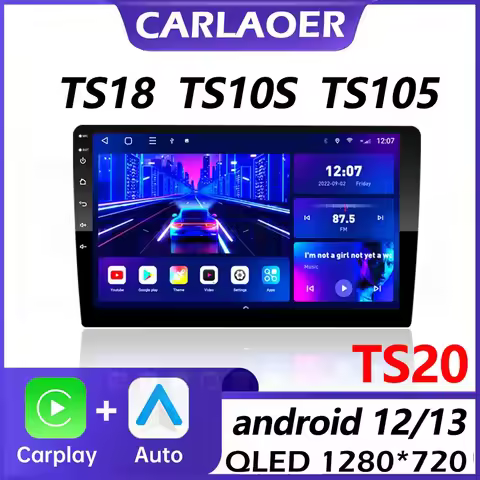 TS10 TS18 TS20 TS105 2din Car Android Radio Multimedia Player 9 10 inch Carplay For Toyota Volkswage