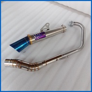 ☩ ✿ ▨ Big elbow pipe Aun 51mm Muffler Exhaust Open Tmx 125/155 Tmx 150 Supremo Euro DL 150 Raider c