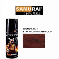 Samurai 813 Indian Rosewood Wood Stain Varnish Shellac Spray Paint 400ml