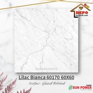 Sun Power Lilac Bianca 60170 60x60 Kw1 Keramik Lantai Kilap Marble