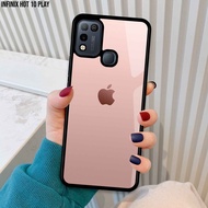 Cassing Infinix Hot 10 Play Fashion Case Logo iPhone Keren Mewah [ Star Case ] - Untuk Pria Dan Wanita - Untuk Infinix Hot 10 Play  - Cassing Hp - Cassing Handphone - Bisa COD ( Bayar Ditempat )