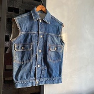 50’s LEVIS 507XX BIG E ORIGINAL VINTAGE DENIM JACKET USA LEVI’S 507 XX TYPE 2 VEST 2ND 1950’s