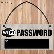 Dickly 1 Piece Hanging  Password Plate  For Hanging  and hotel Internet Pub Wooden Cafeteria