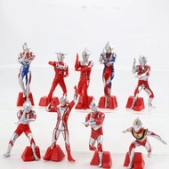 Ultra Brothers Super Eight Toy Figure Model Children Doll Diga Set 9 Models