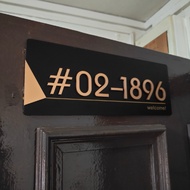 Unit Sign door sign unit number signage Customised Door Unit House Numbers Plaques Unit Number Signa