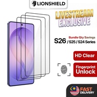 (LIVE Bundle Qty Promo) LionShield Samsung Screen Protector S26 / S25 / S24 Series Tempered Glass - 