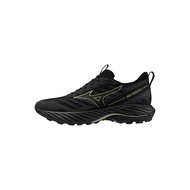 MIZUNO Wave Rider GTX 2 Wide 男裝防水闊頭路跑鞋 - 黑色/黃色