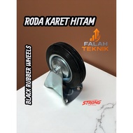 8 inch Dead Trolley Wheels 8" Rubber Trolley Wheels 200/50-100mm