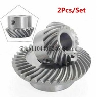 2F 2Pcs/Set 2 Pair Spiral Bevel Gear C77+C96 For 3 4 Milg Hinery Lifting C77+C96 3 4
