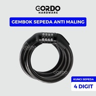 BICYCLE LOCK BICYCLE LOCK MOTORCYCLE CHAIN LOCK 4 DIGIT ANTI-THEFT MOTORCYCLE LOCK