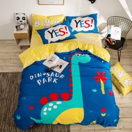 010 Cartoon Bedsheet 100% Cotton Kids Bedsheet Single Size/ Queen Size/ King Size Bedsheet Fitted Ca