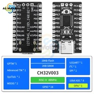 Papan Pembangunan Teras CH32V003F4P6 Modul Mikrokontroler CH32V003 Pemproses RISC-V Antara TYPE-C