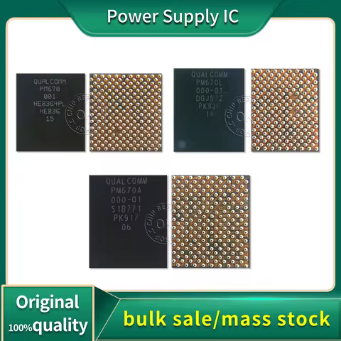 5pcs PMIC PM670 001 PM670A PM670L 000-01Power Supply IC for Samsung Xiaomi 8 CC9 Lite Vivo X23 X27 N