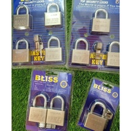 50mm Bliss Padlock Chrome/Bliss Heavy Duty Locks/ Manga Pintu