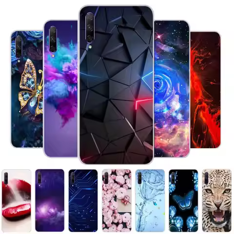 For Huawei Y9S Case Y 9S Bumper Silicone TPU Soft Back Cover For Huawei Y9S Case Cartoon Funda For H