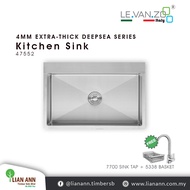 LEVANZO Deepsea Series Kitchen Sink 47552