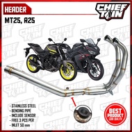 HEADER MT25 R25 - NECK MT25 R25 CHEIFTAIN EXHAUST