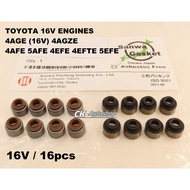 SANWA Japan Viton Valve Seal-Toyota 4AFE 4AGE 16V 4AGZE 5AFE 4EFE 4EFTE 5EFE Corolla Starlet AE86 KE
