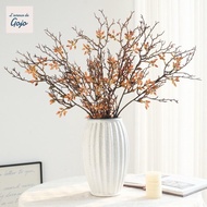 GOJO Artificial Plant Dead Branch, Lifelike Plastic Eucalyptus Fruit Branch, Faux Plant DIY Handmade
