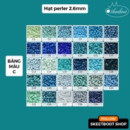 500 perler beads 2.6mm (SMALL BEADS) - Color C - 5g iron-on plastic beads 3.6 mm - perler beads hama